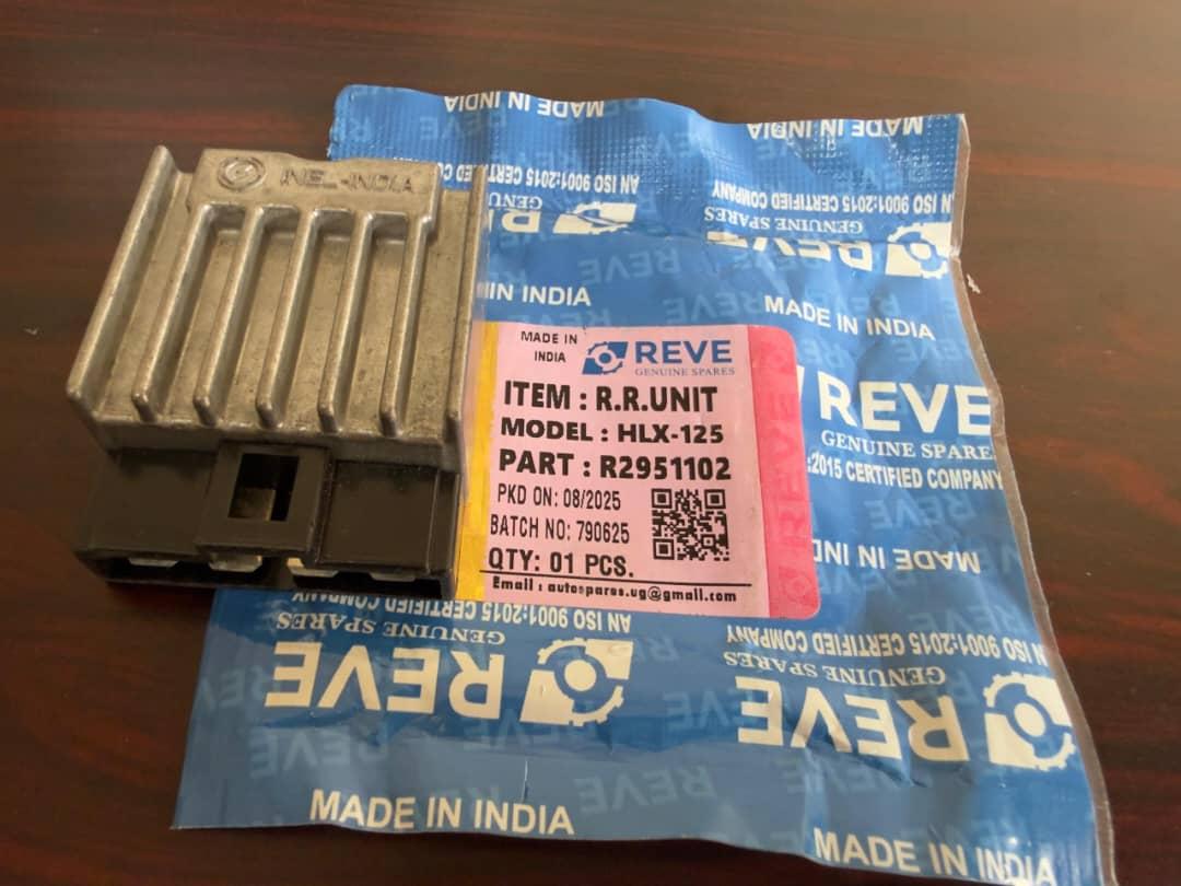Reve=Regulator Rectifier(RR Unit)=TVS-HLX125